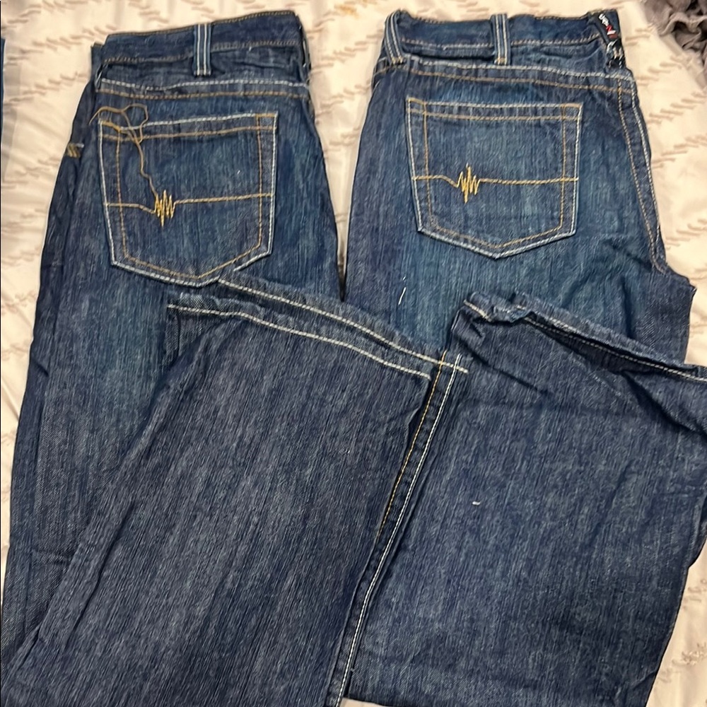2 pairs of Men’s ariat FR 34x32 jeans